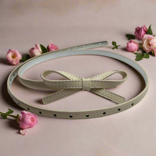 Ribbon Retro Style Adjustable Belt: One Size Fits Most