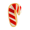 Jenny Lemons - Midi Candy Cane Holiday Cookie Hair Claw Clip