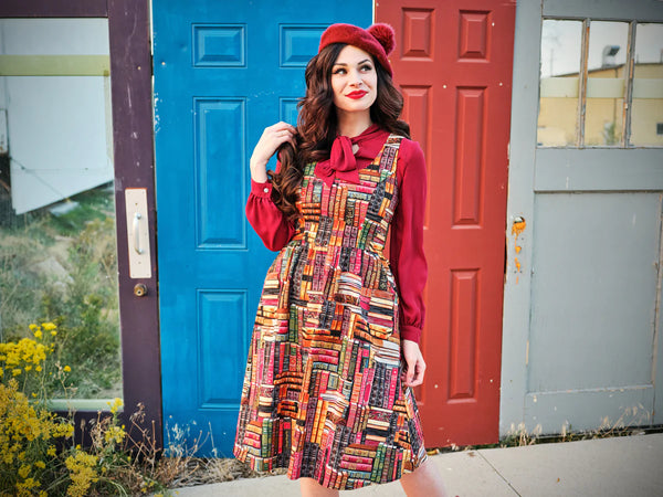 Book Shop dress with pockets