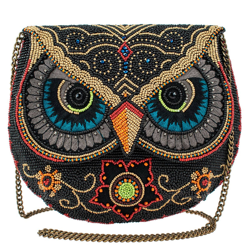 Mary Frances Accessories - Night Owl Crossbody Handbag