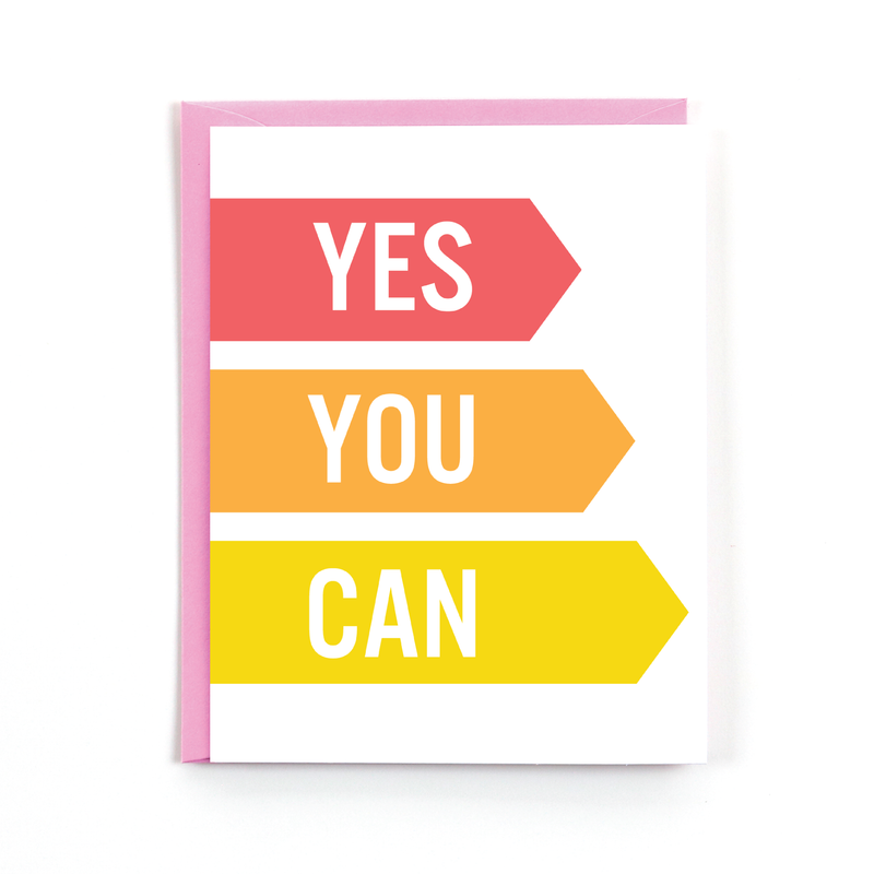 Public School Paper Co. - Yes You Can Card