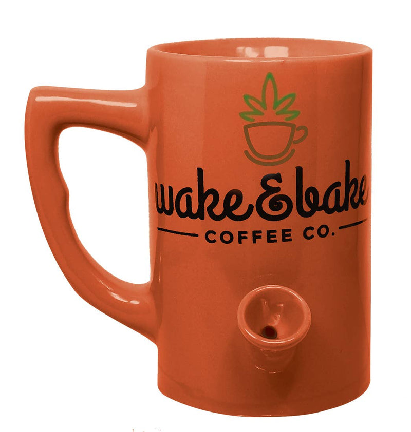Colorful Wake & Bake Mug - Orange