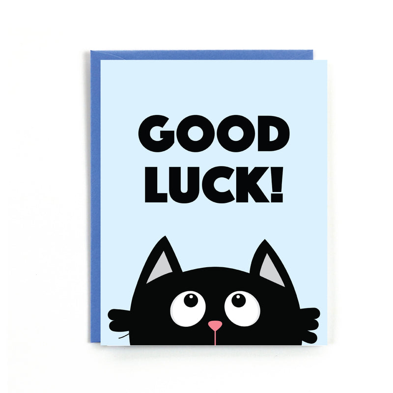 Public School Paper Co. - Good Luck Cat Card