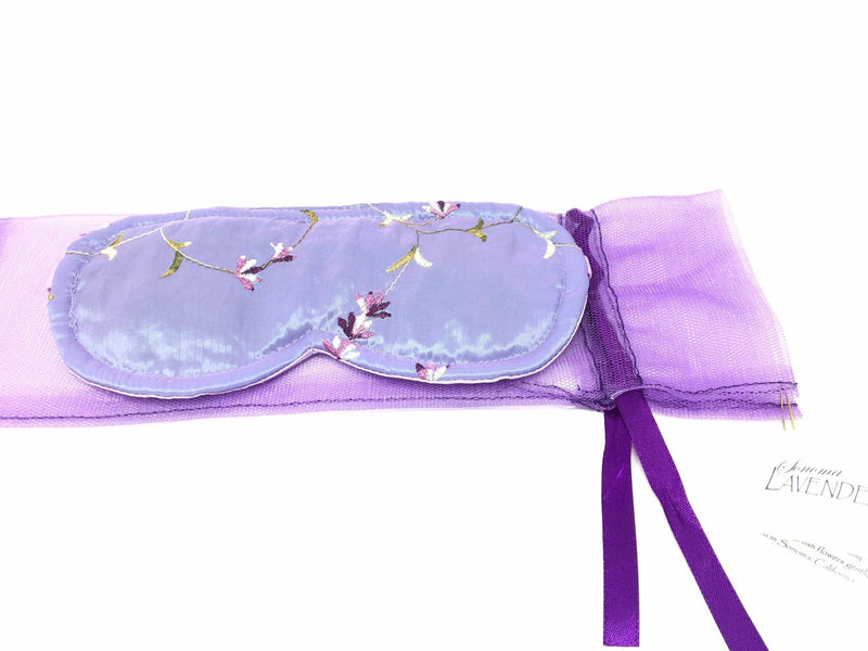 Sonoma Lavender - Lilac Embroidered Lavender Sleep Mask
