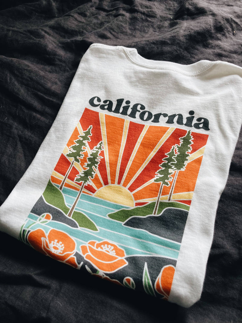 Summer Stokes - California Poppy T-shirt