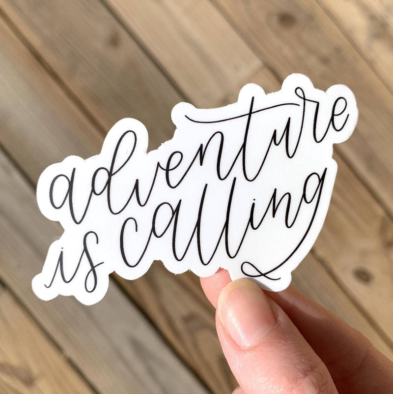 Adventure is Calling Sticker 3.5x2in