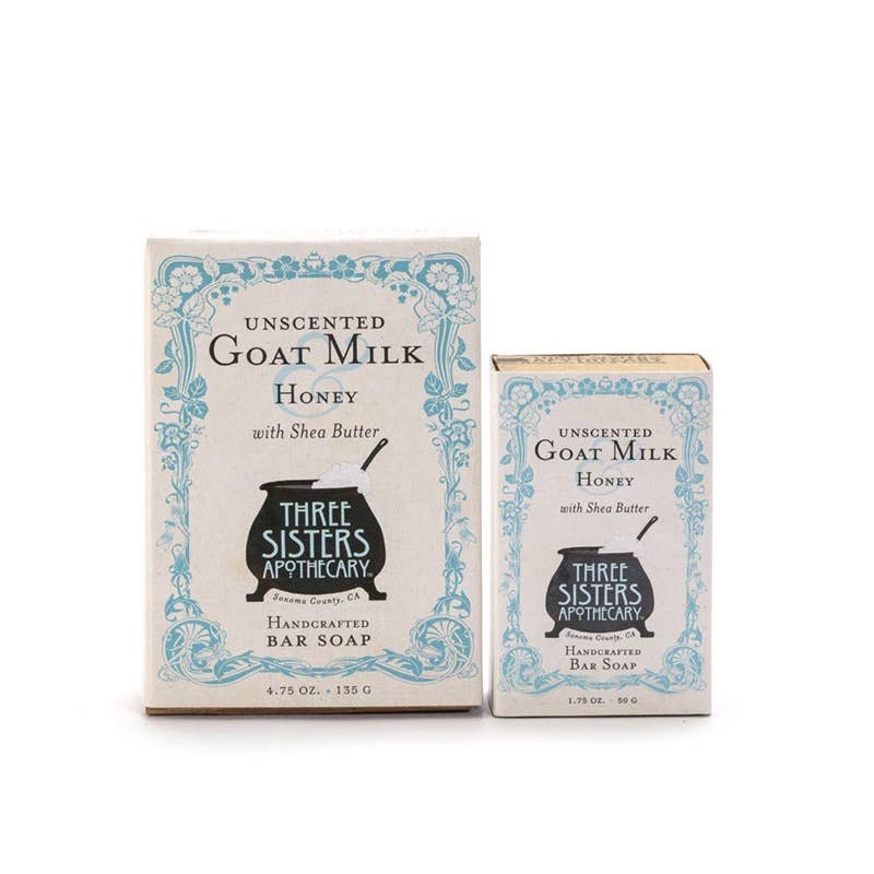 Three Sisters Apothecary - Bar Soap Unscented Goat Milk & Honey