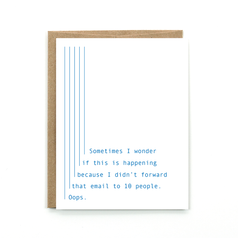 Public School Paper Co. - Chain Letter Email Card