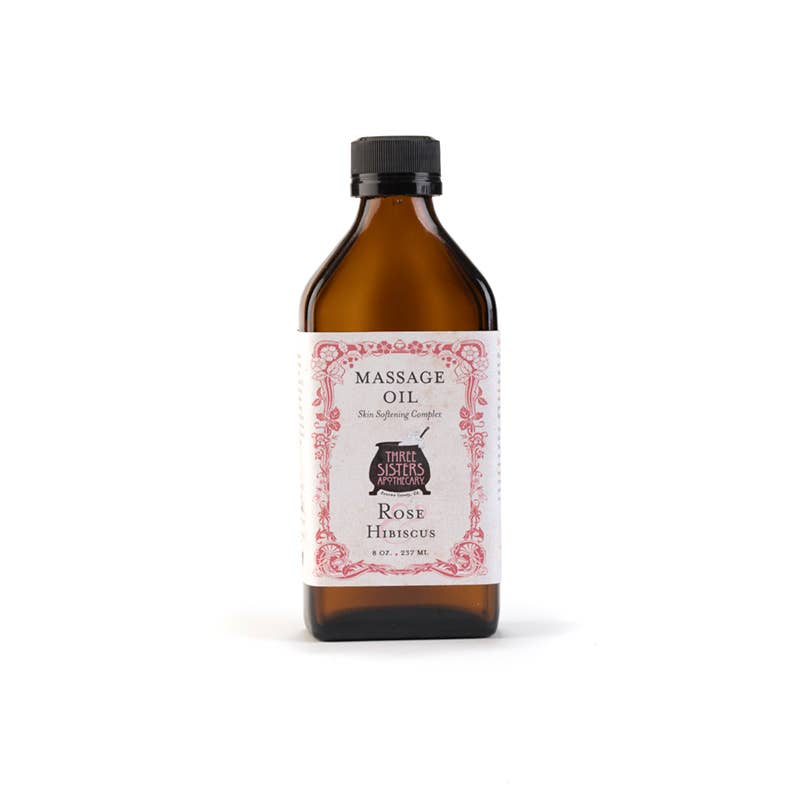 Three Sisters Apothecary - Massage Oil Rose & Hibiscus