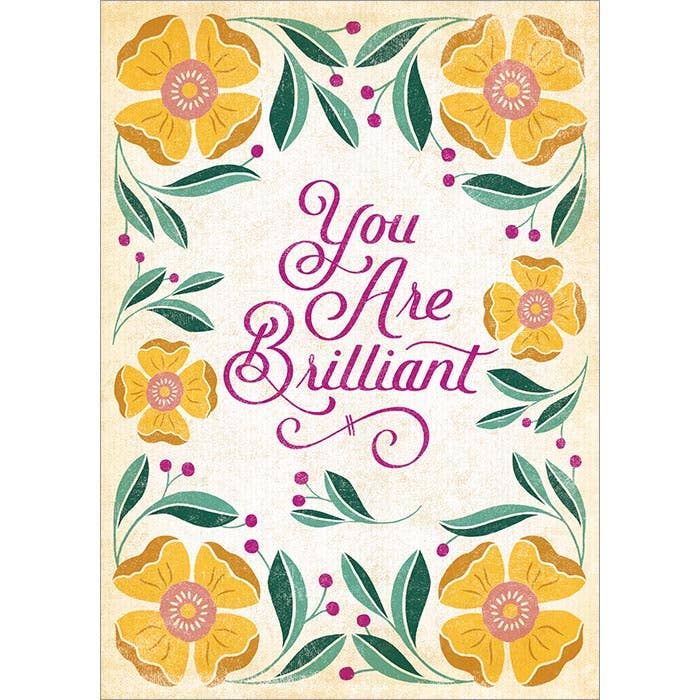 Amber Lotus Publishing - You Are Brilliant Greeting Card