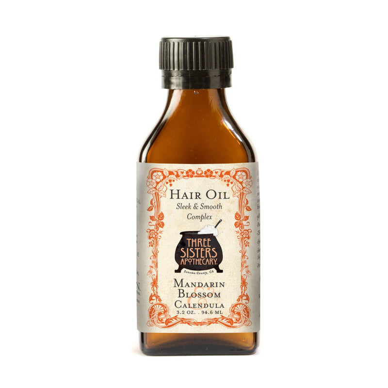 Three Sisters Apothecary - Hair Oil Mandarin Blossom Straight Thick Hair