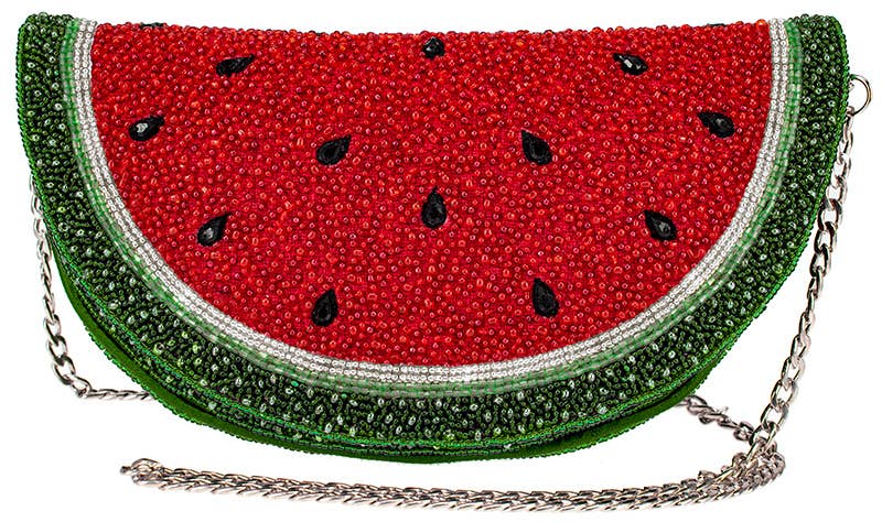 Mary Frances Accessories - Summer Slice Beaded Crossbody Clutch Handbag