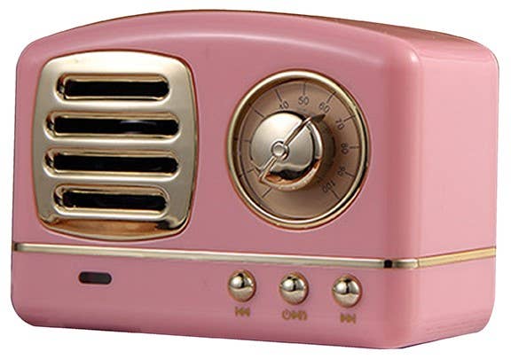 Antique Bluetooth Speaker pink