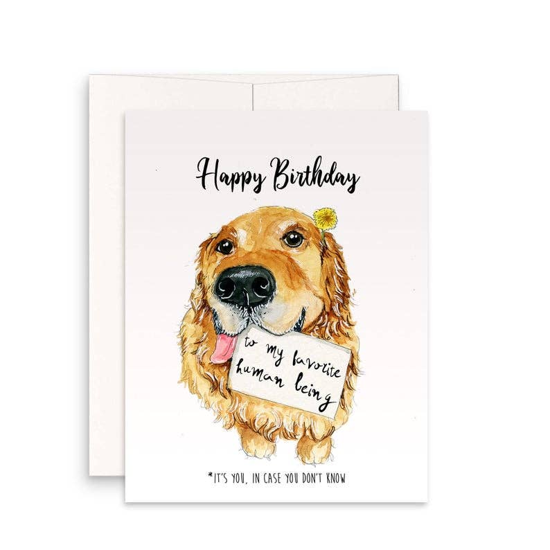 Liyana Studio - Dog Favorite Person - Funny Birthday Card