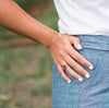 Olive and Poppy - Barrel Ring (Rose Gold)
