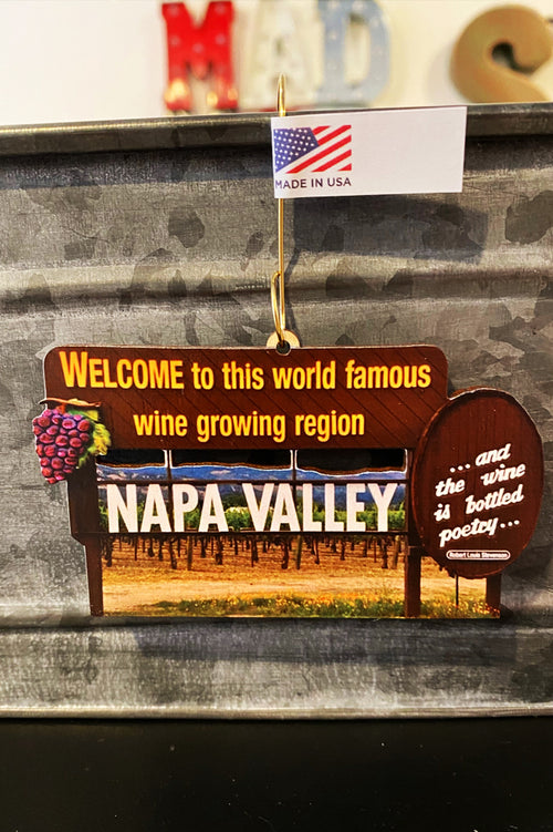 Napa Valley Welcome Sign (ornament or magnet)
