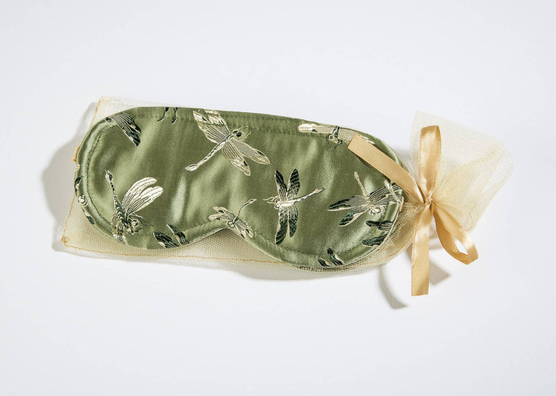 Sonoma Lavender - Sleep Mask - Eucalyptus Dragonfly Silk