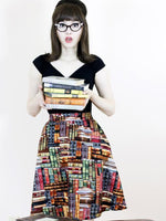 Don't Judge a Book by its Cover A-line Skirt with pockets
