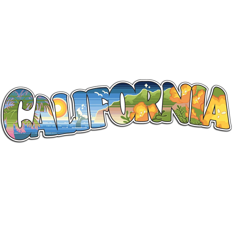 SF Mercantile - Retro California 9" Vinyl Sticker