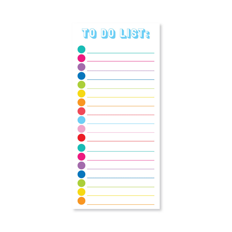 Public School Paper Co. - Colorful Dots To-Do List Pad