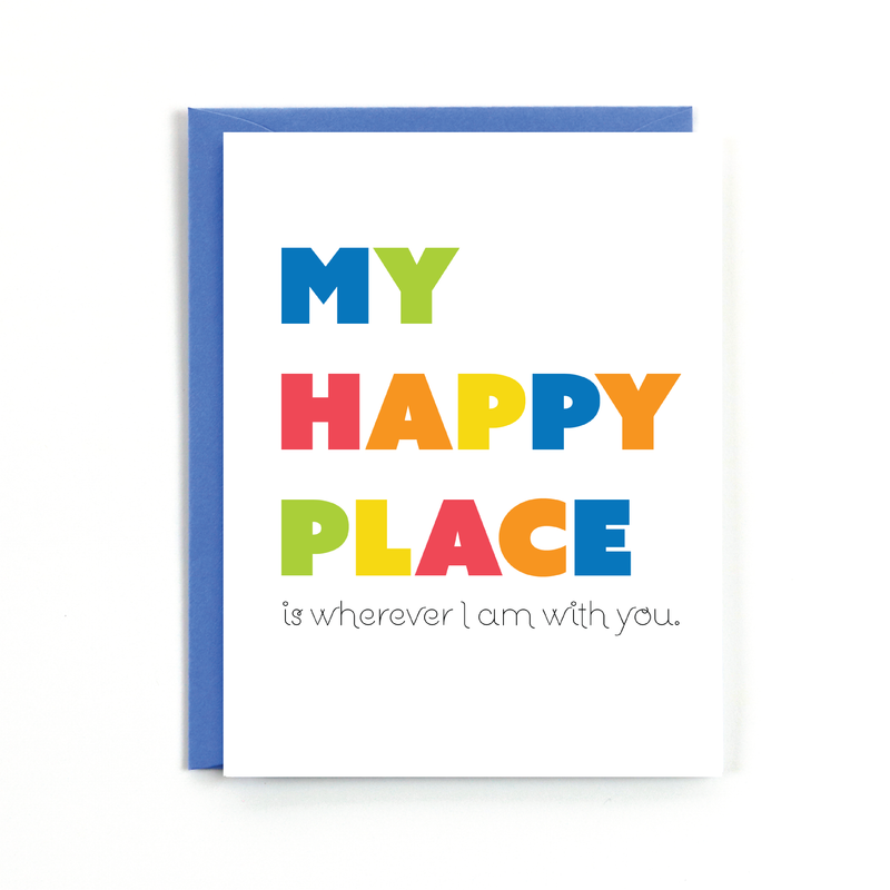 Public School Paper Co. - Happy Place Card