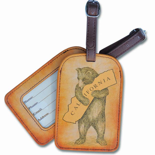 SF Mercantile - CA Bear Hug Luggage Tag