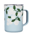 RIFLE PAPER CO. Corkcicle Mug - Hydrangea blue