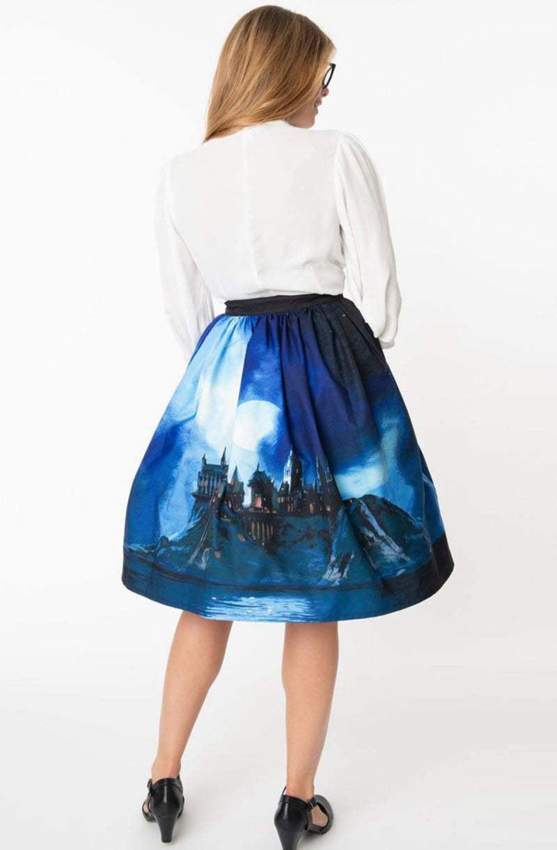 Hogwarts Magical Swing Skirt with pockets