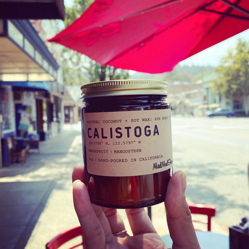 Calistoga Candle: grapefruit mangosteen